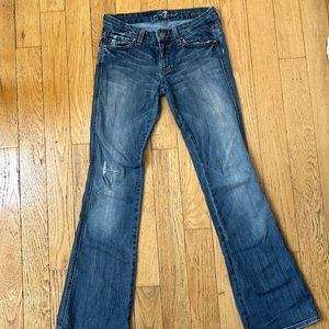Womens 7 for all mankind A pocket jeans size 26